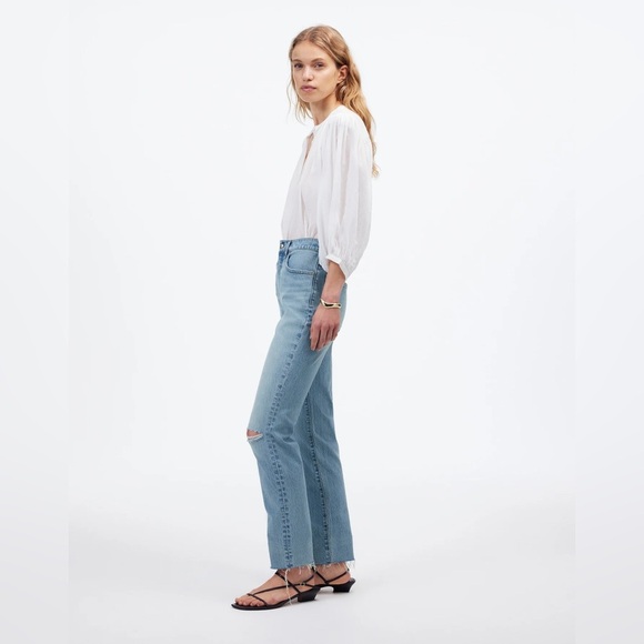 Madewell The Perfect Vintage Jean in Hernando Wash: Raw Hem Edition - Picture 5 of 13